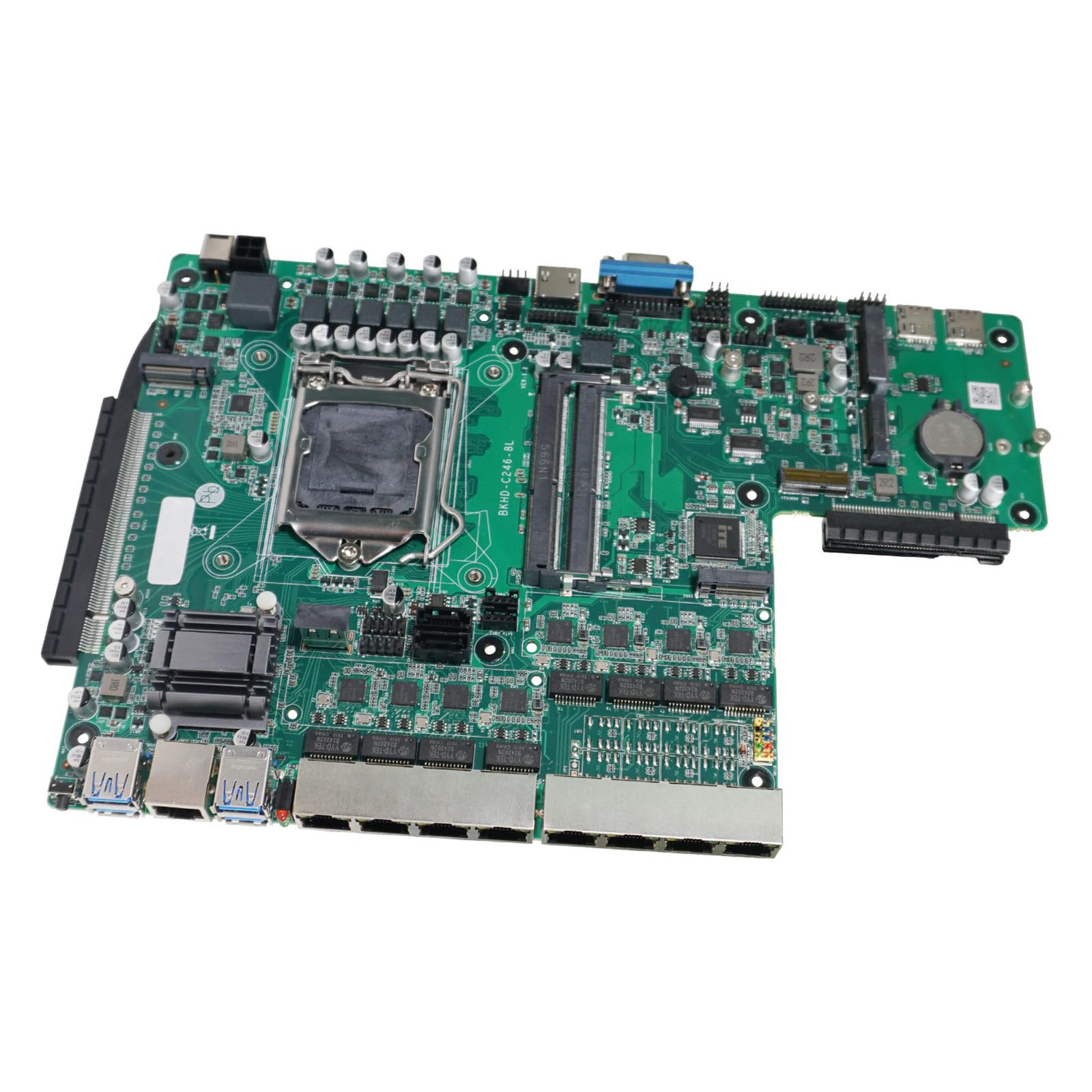 C246 Industrie - Scheda madre integrata per server rack 1U con CPU LGA1151 e server di memoria DDR4 Workstation