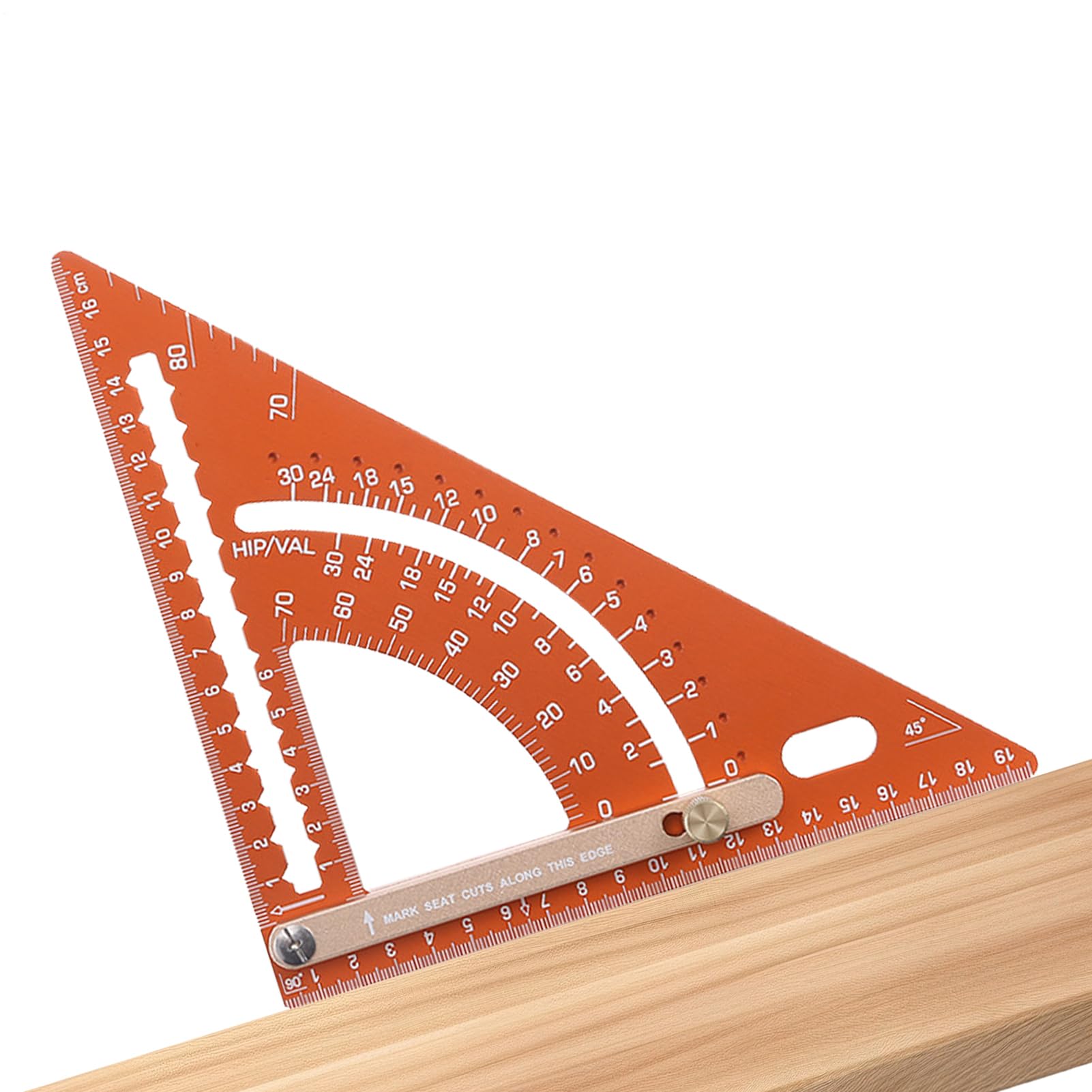 Carpenter Square Tool - Adjustable Angle Measuring Layout Tool | Carpenter Square Protractor - for Men Professionals Hobbyists Women