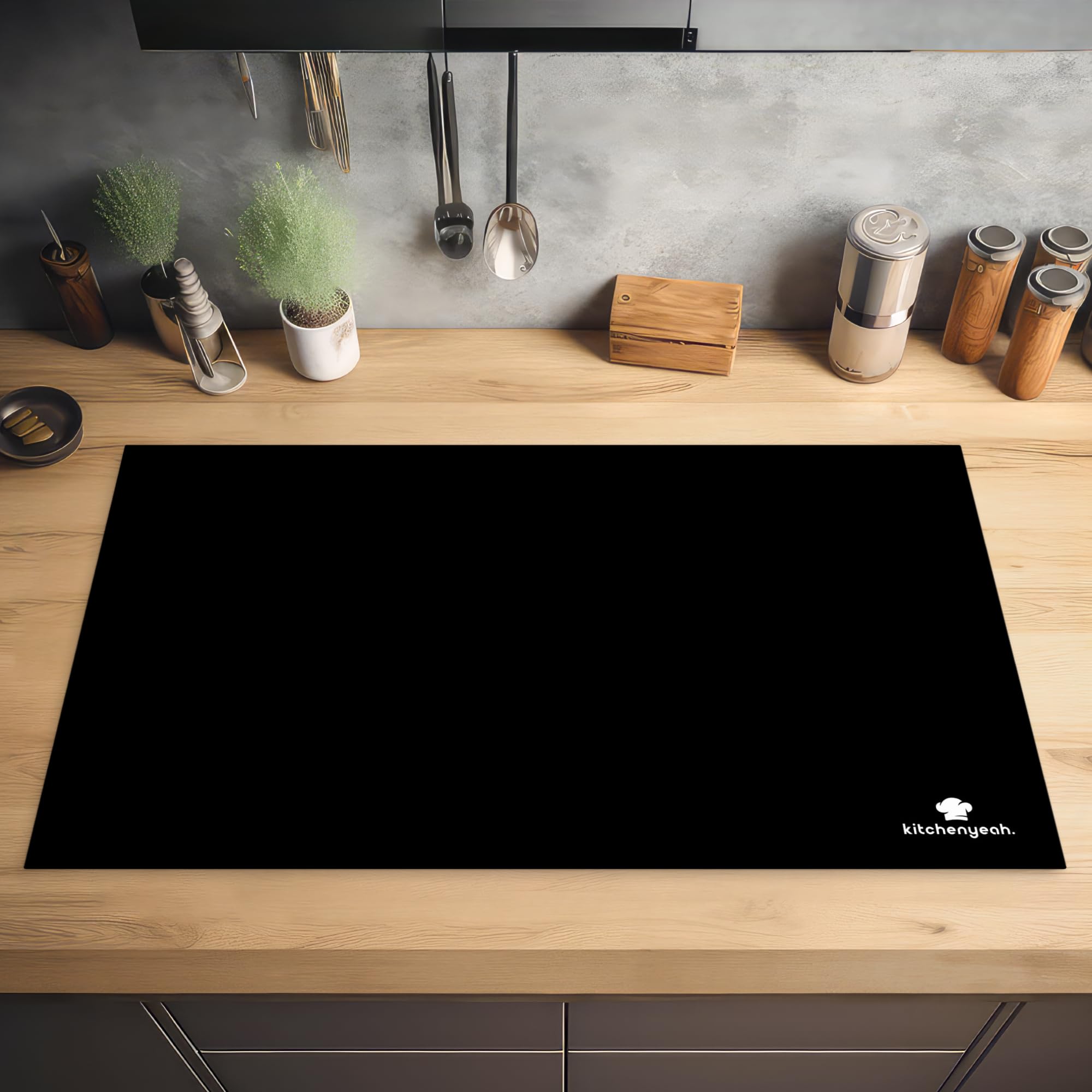 KitchenYeah® Inductie beschermer 90x52 cm - Spreuken - Quotes - Jij