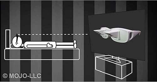 Miniatura 5 de Periscopio Gafas Periscopio Lector Horizontal Gafas - Ver TV en la Cama!