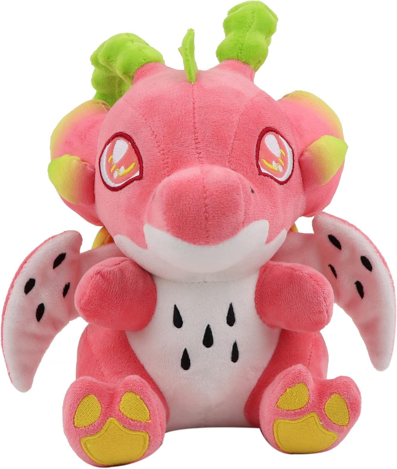 ドラゴンフルーツぬいぐるみ かわいい動物のぬいぐるみ 愛らしい翼付き 抱きしめたくなる枕ギフト 女の子 子供 誕生日