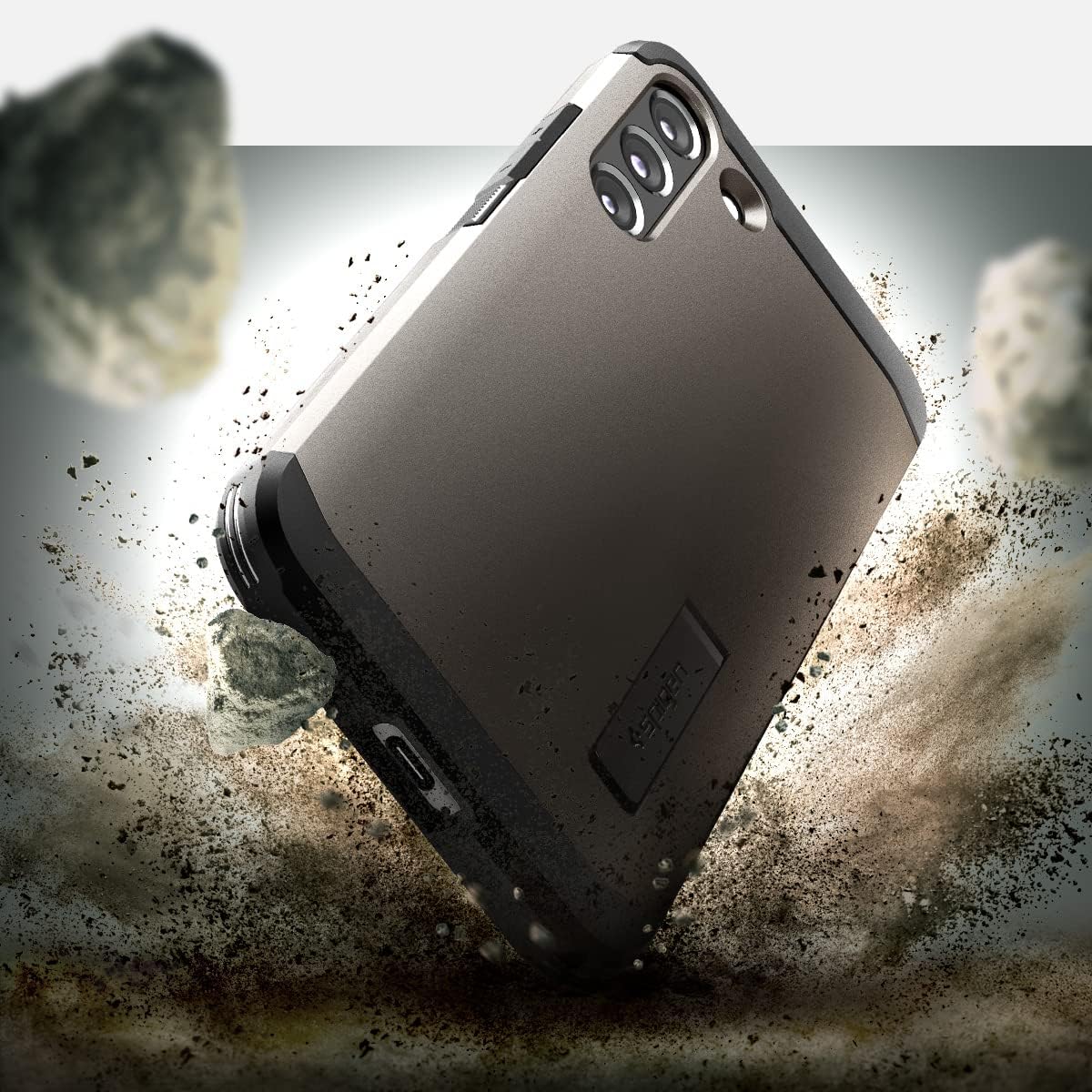Spigen Tough Armor Designed for Galaxy S22 Plus Case (2022) - Gunmetal