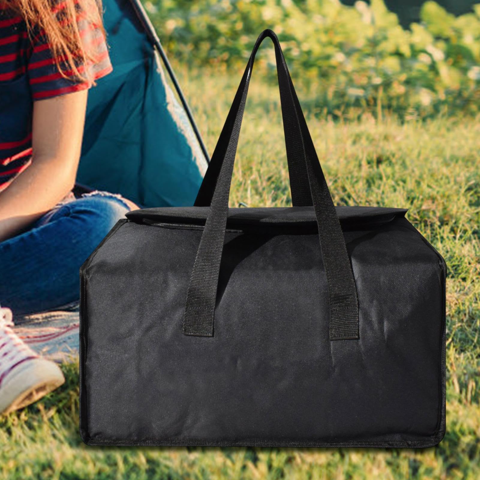Bolsa Térmica Para La Compra Portátil Grande Y Aislada