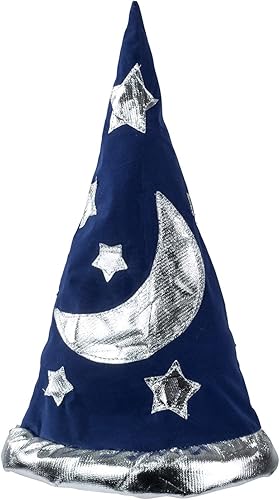 Miniatura 3 de Funny Party Hats Disfraz de mago mágico, sombrero de mago, barba y varita, accesorios de disfraz de mago