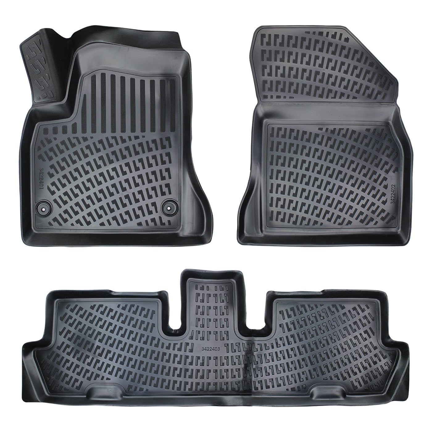 Rizline Citroen C4 Grand Picasso 7 Koltuk 2006-2013 Uyumlu 3D Havuzlu Paspas