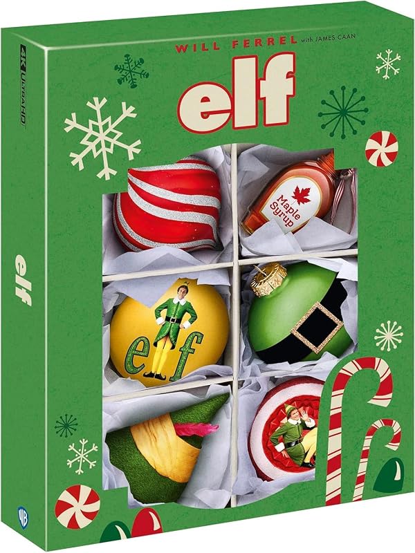Elf 20th Anniversary Ultimate Collector's Edition with Steelbook [4K Ultra HD] [2003] [Blu-ray]