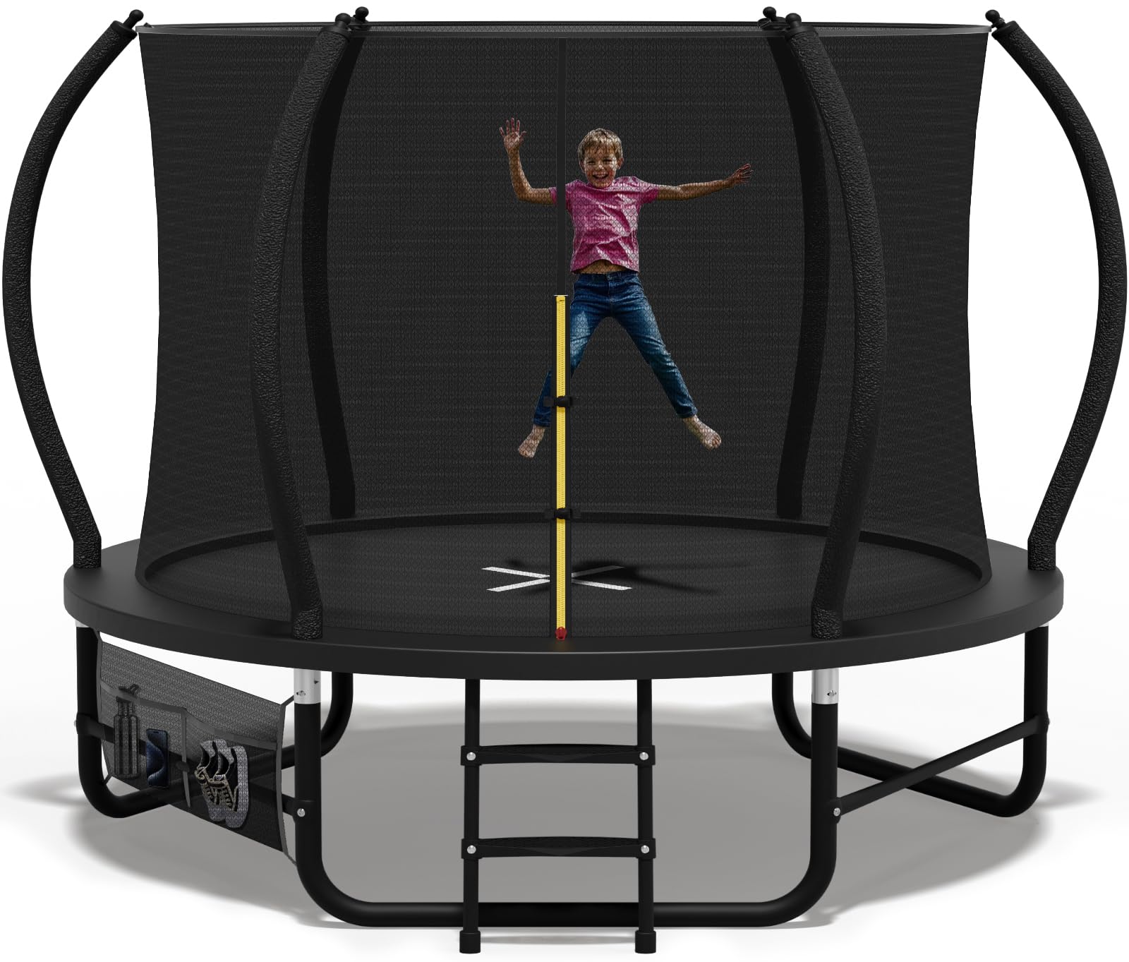 Devoko Trampolín Exterior Ø228/305/366/427cm, Travesaños piernas Reforzados, Estructura Estable y Robusta. Carga 160kg, Construcción monolítica, Instalación rápida. Adecuado para niños y Adultos