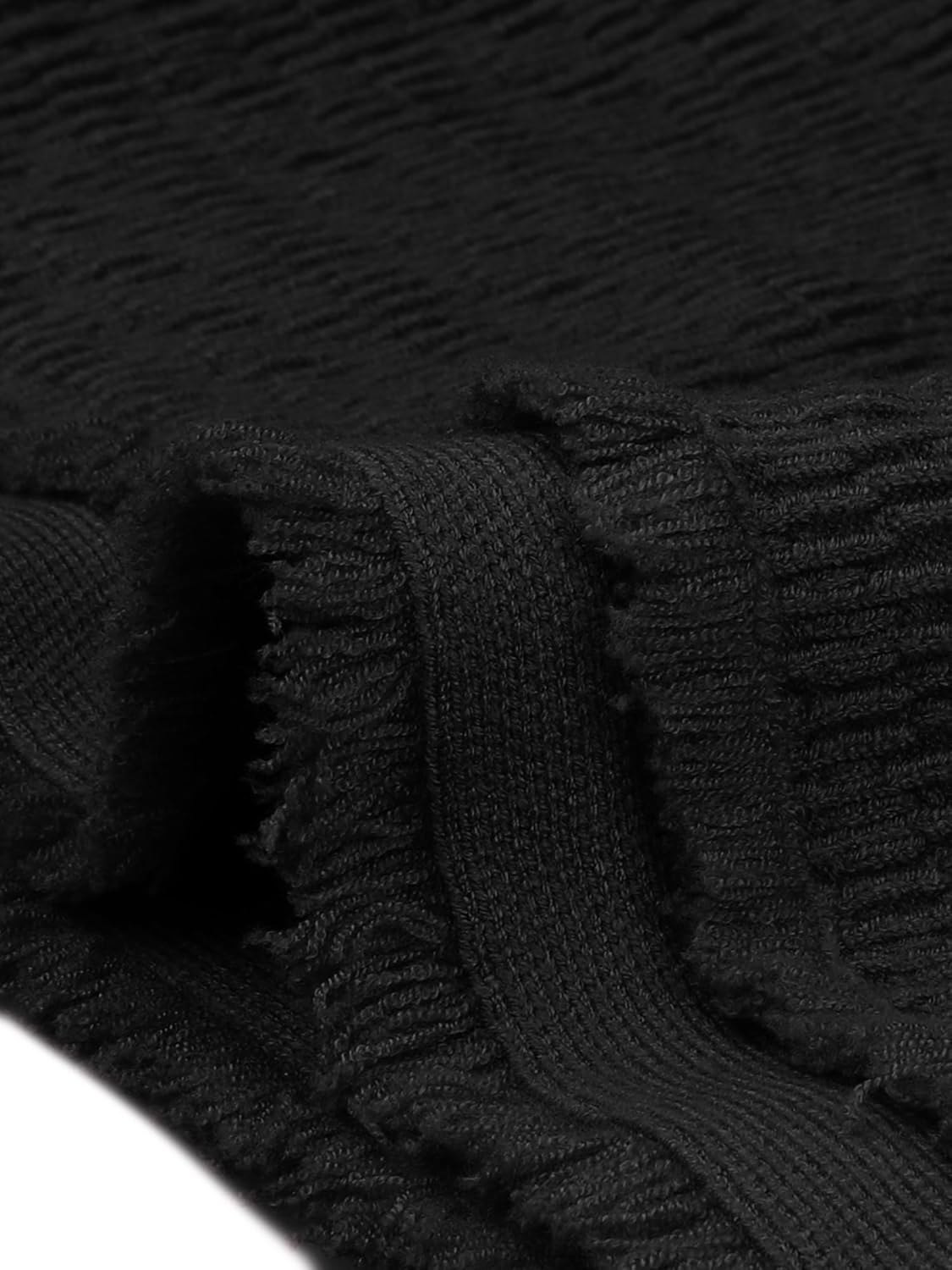 Allegra K 2 Piece Sweater Skirt Set for Women Business Casual Outfit Knit Long Sleeve Short Jacket Skirt Set - Image 5