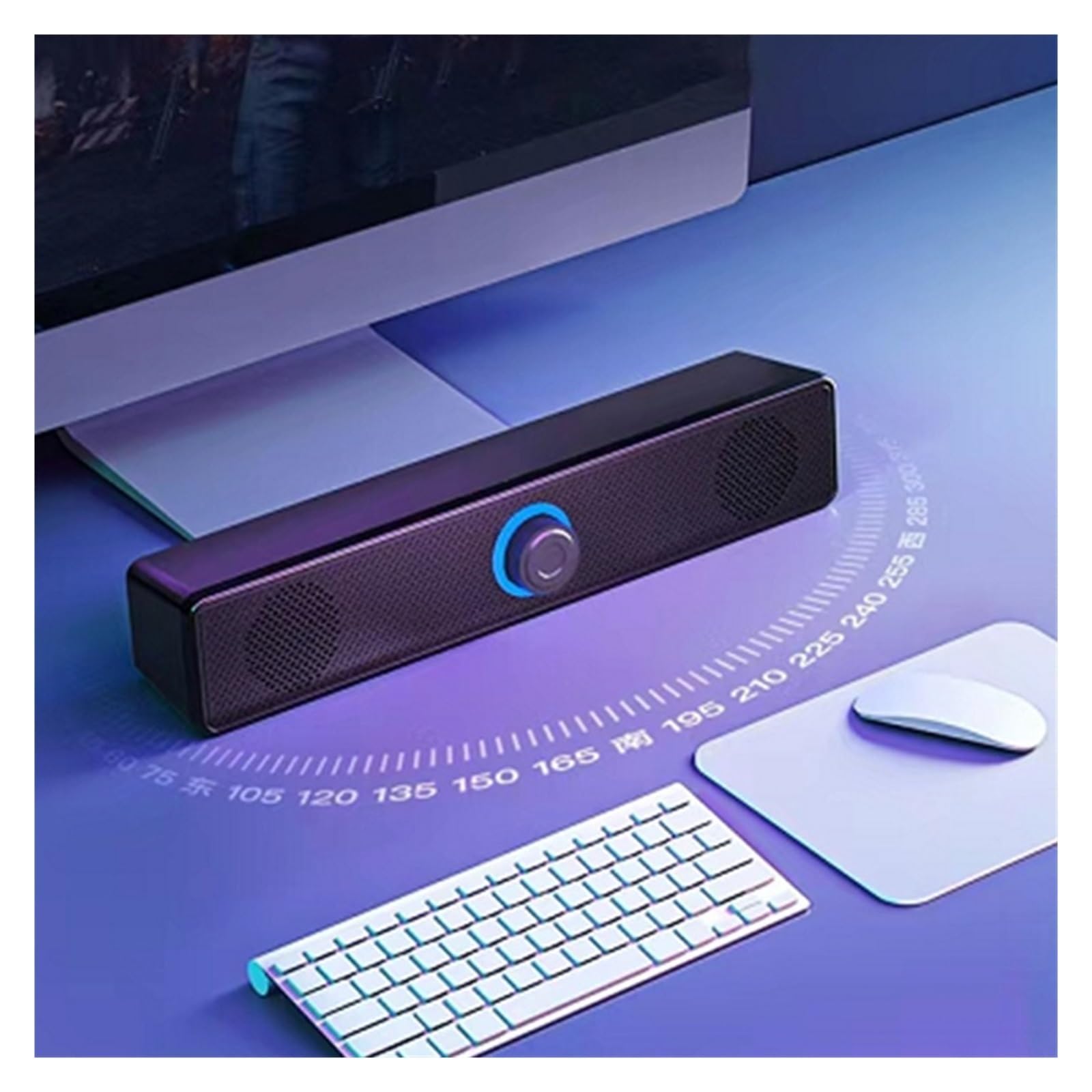 Głośnik Bluetooth 4D Surround System Kina Domowego Soundbar Komputerowy Do Telewizora Subwoofer Przewodowy Stereo Mocny Bas Wszechstronne MożLiwośCi PodłąCzenia(Bluetooth version)