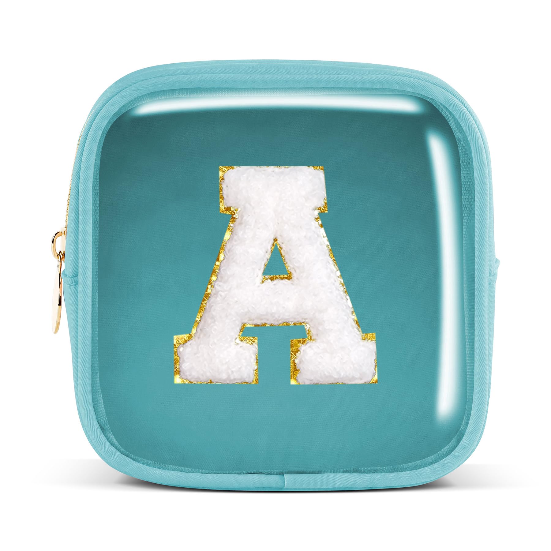 Pocmimut Birthday Gifts for Gifts,Personalized Initial Makeup Bag Cosmetic Pouch Toiletry Bag for Her Mom wife Teacher 18th Birthday Gifts for Girls,A