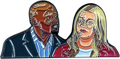 Pin de esmalte de película divertida Pin de solapa de aleación de zinc de 2 pulgadas película negra, divertidos pines esmaltados, pines de los