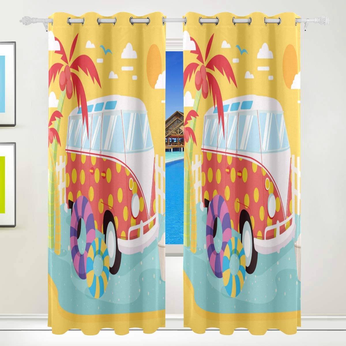 Vw Camper Curtains Curtains & Drapes 2023