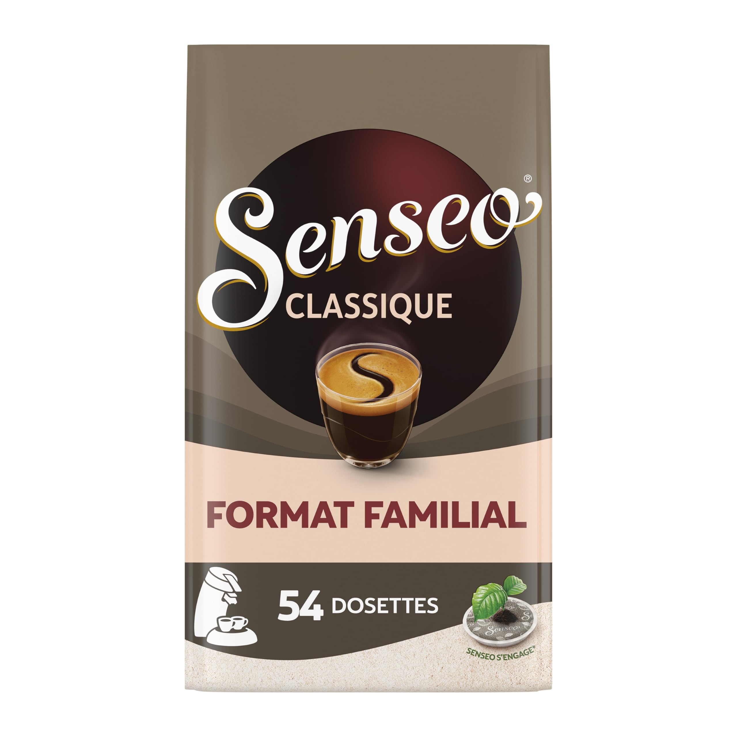 Senseo Café 54 Dosettes Classique