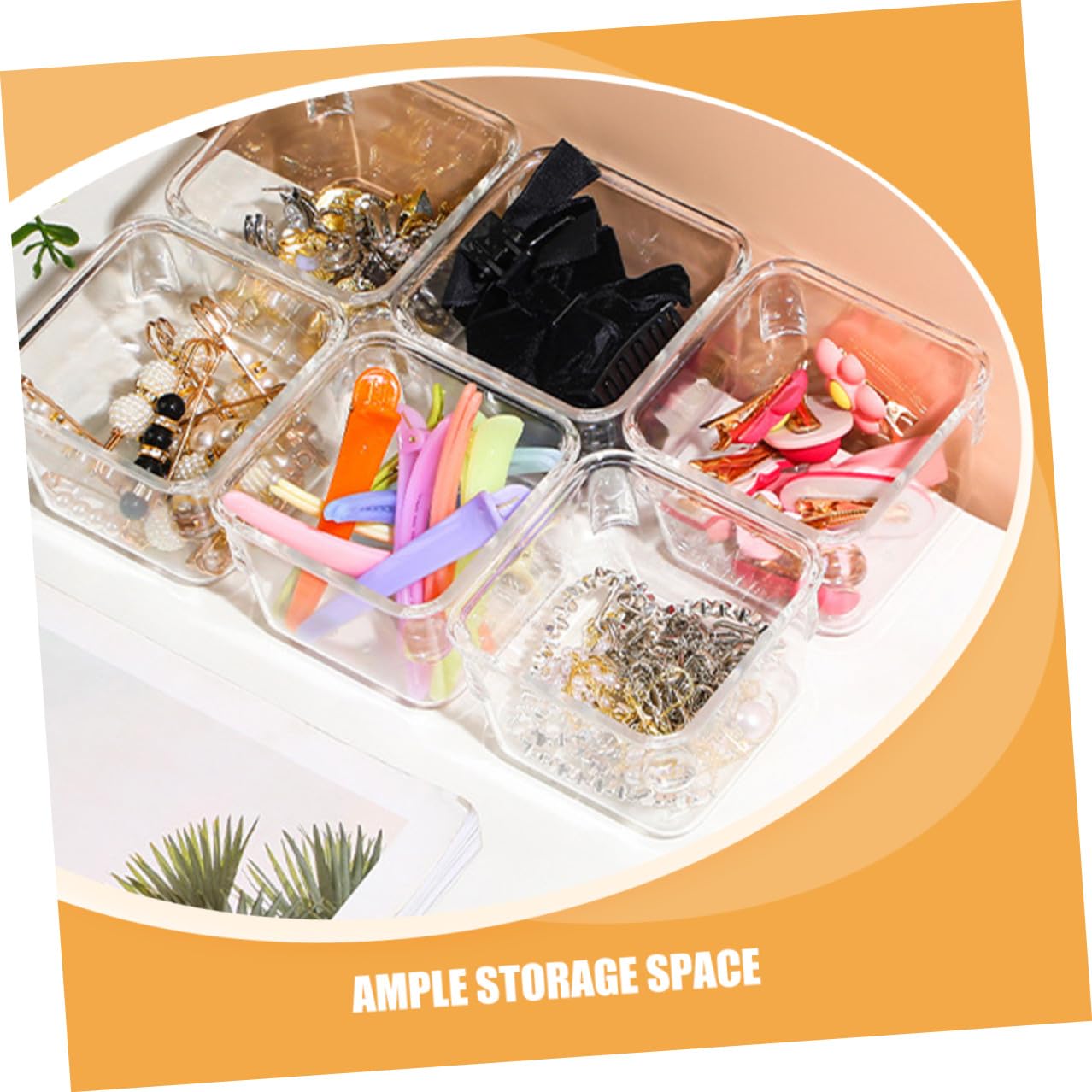 15 Pezzi Organizer Trasparente per Cassetti in Pet Multiuso 4 Specifiche, Facile da Pulire, per Cucina e Ufficio, per Posate e Cosmetici