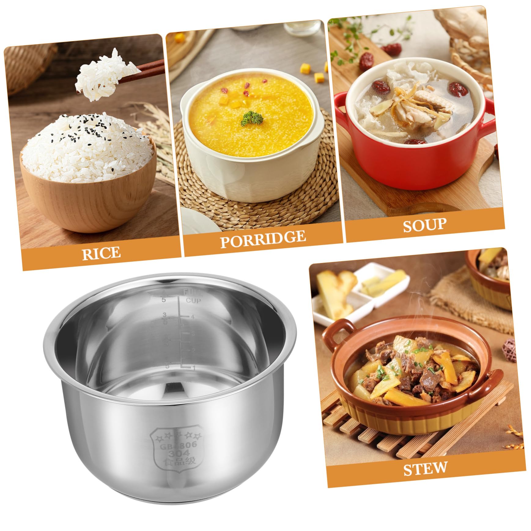 Reiskocher Innentopf 5L Ersatz - Antihaftbeschichtet Für Midea Reiskocher