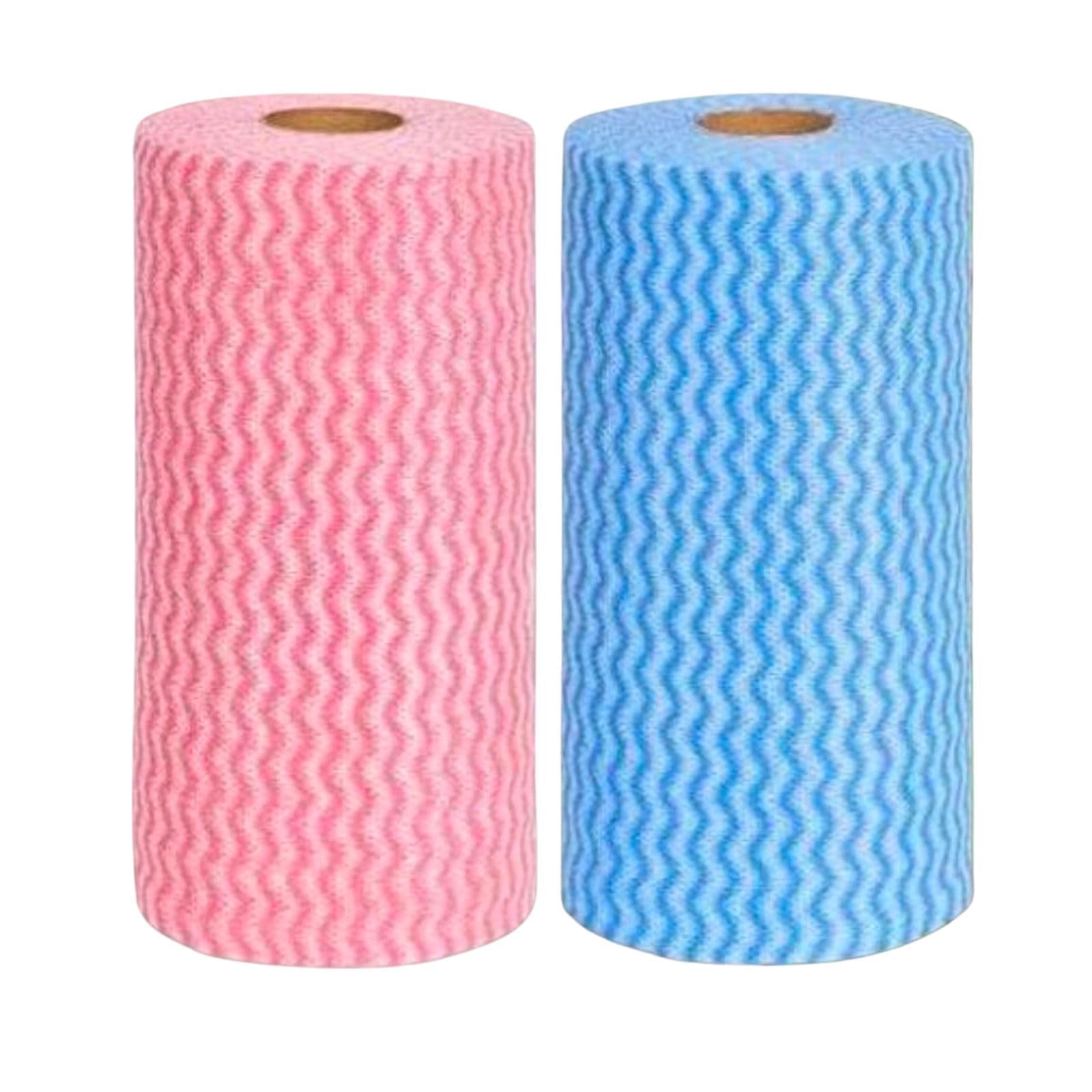 Reusable Kitchen Cleaning Towel Roll Pack of 2 | Absorbent Non-Woven Wipes-image-8