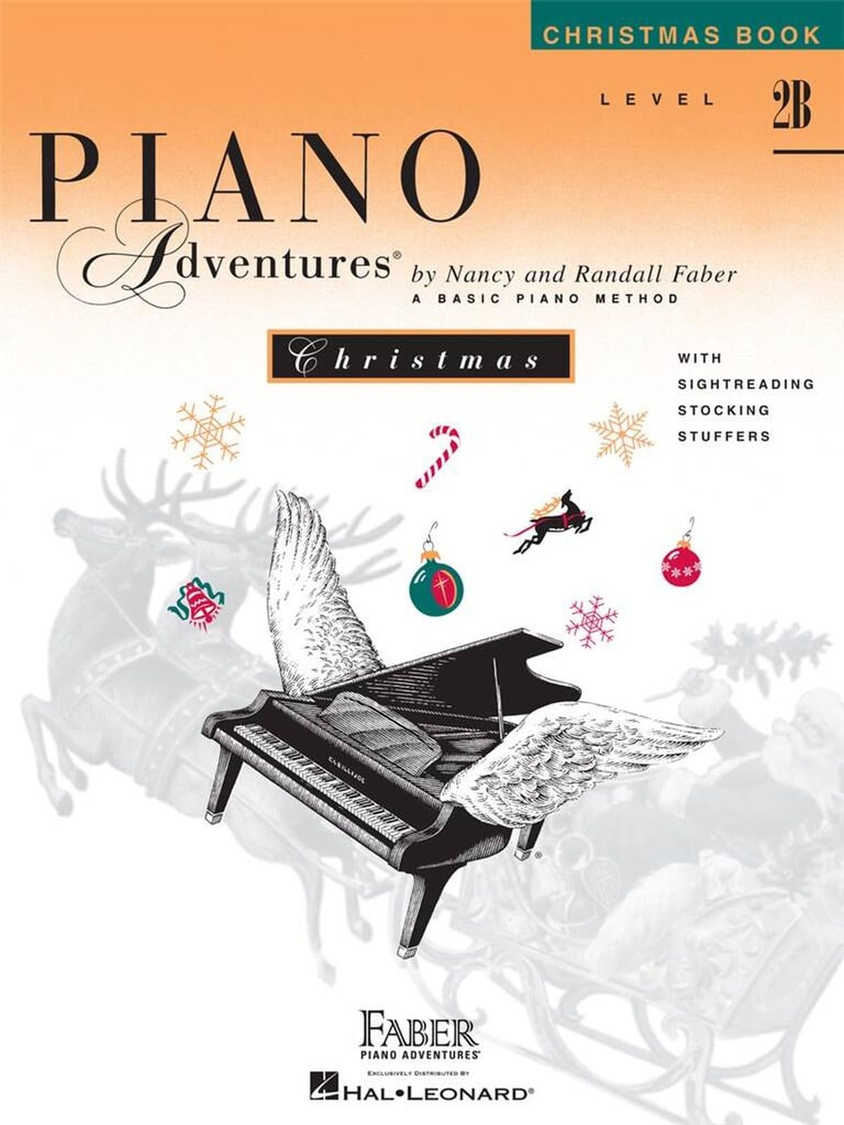 Piano Adventures Christmas Book Level 2B.