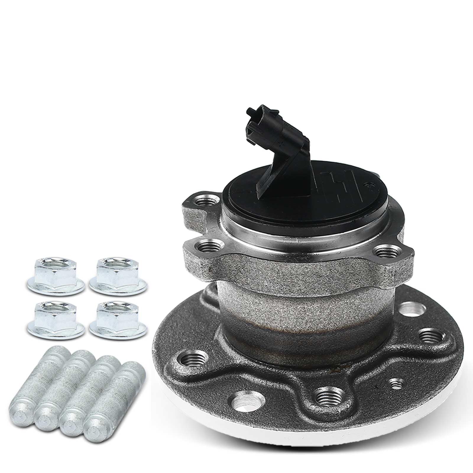 Frankberg Cojinete de rueda Eje trasero Rueda con brida diámetro 140 con ABS Carcasa del sensor Compatible con Vectra C CaR.A.Van Z02 Vectra C CC Z02 Signum Cabriolet 1604314