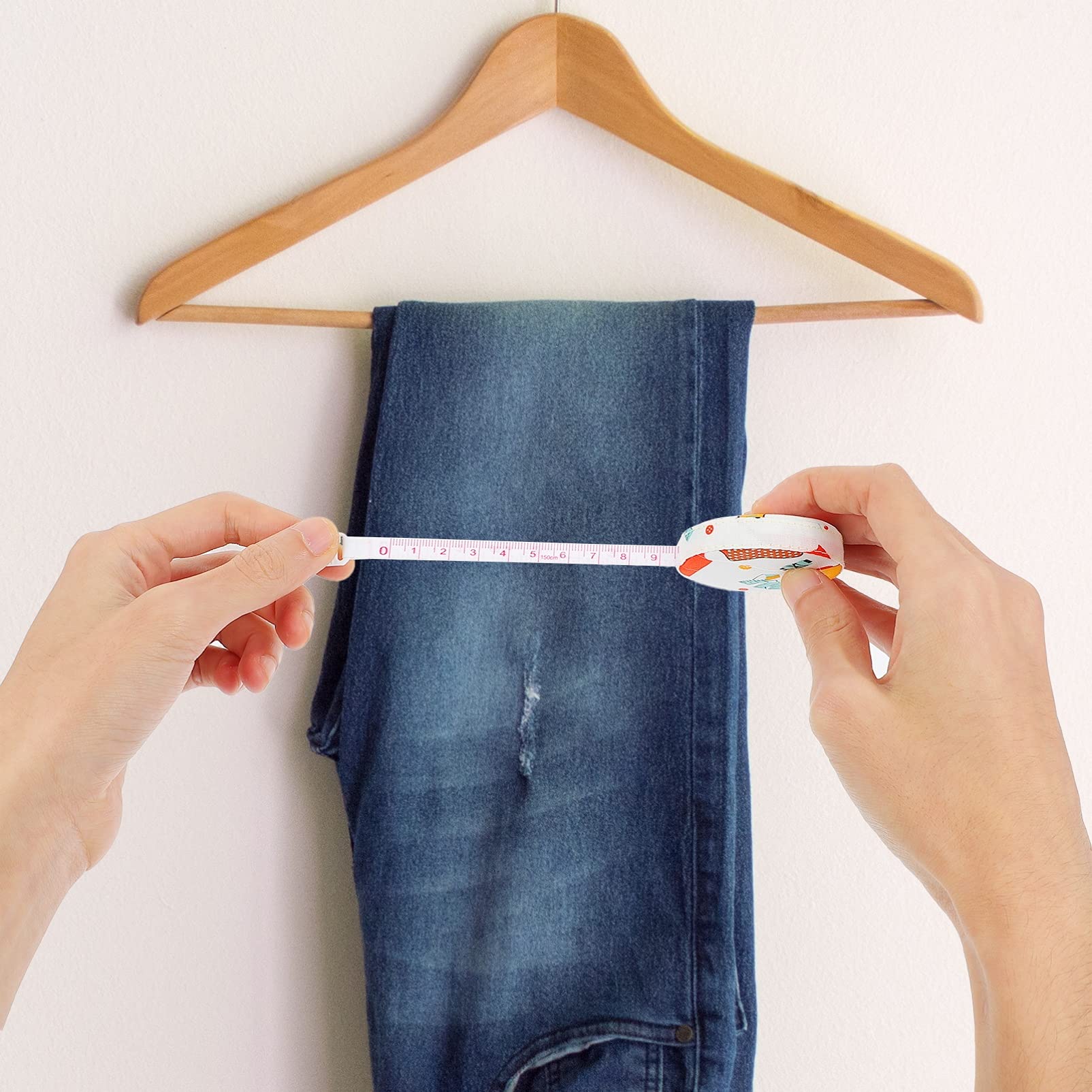 Housoutil Cinta Retráctil Para Costura Y Medidas Corporales Paquete De Herramienta De Y Duradera Para Ropa Y Manualidades 2 Piezas X 5