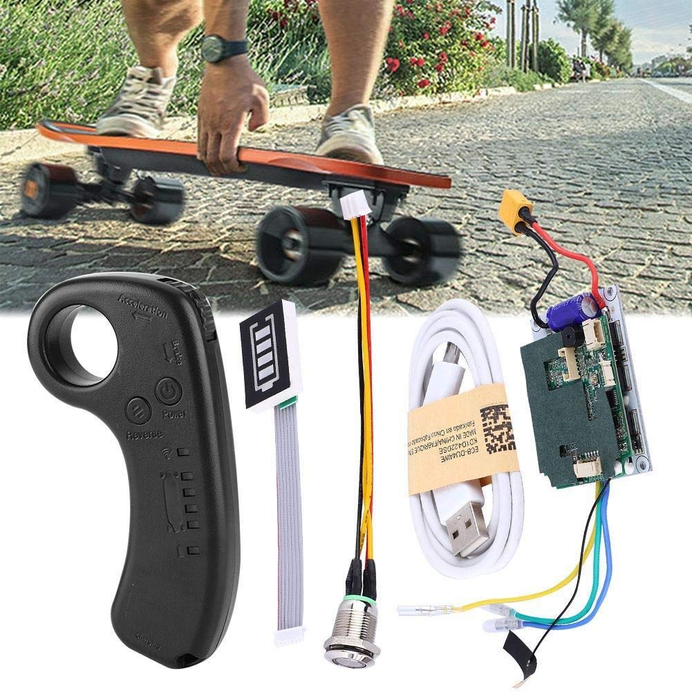 Broco Elektro-Skateboard Longboard Single Drive ESC Ersatzsteuermainboard mit Fernbedienung