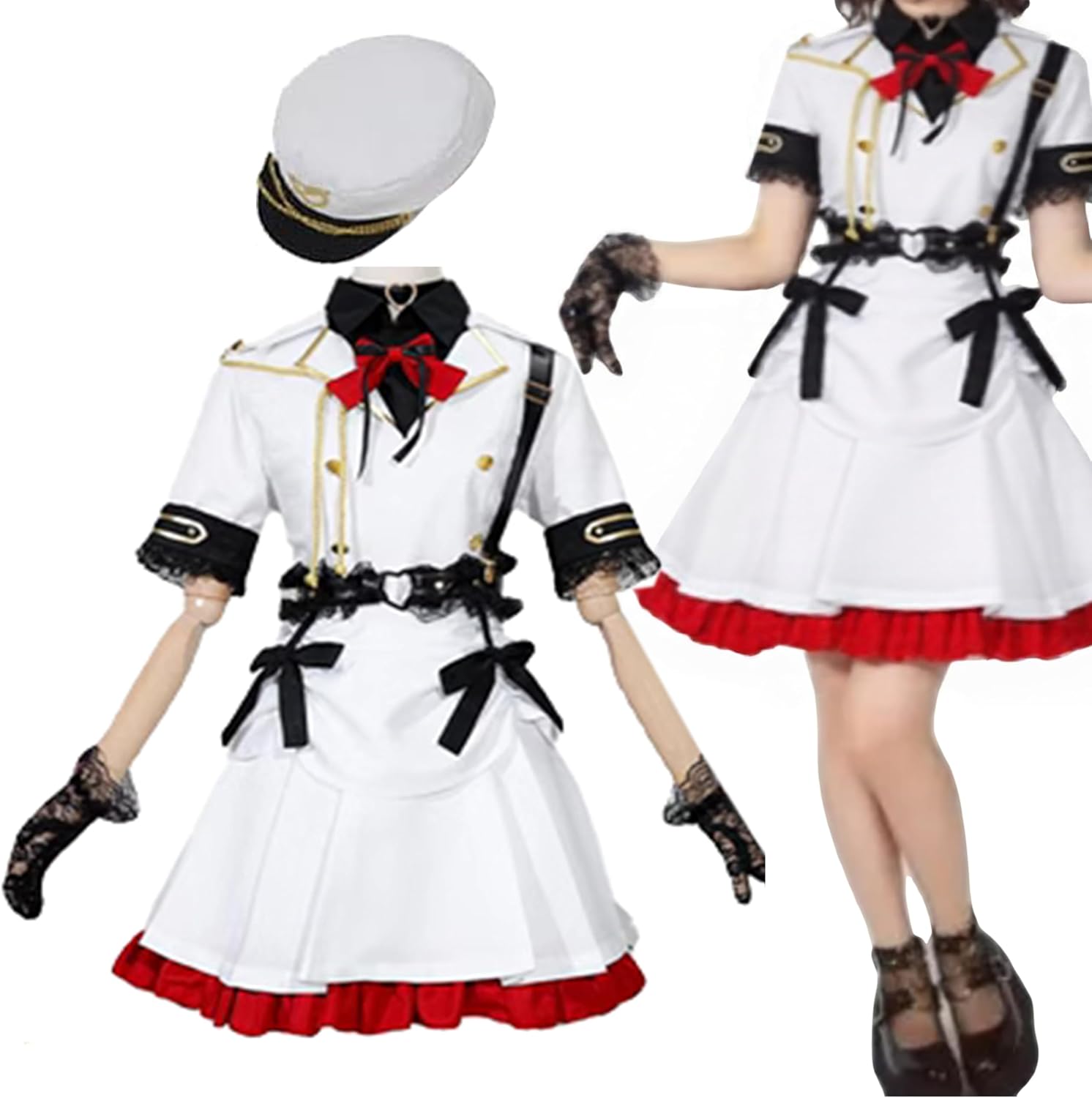 崩壊スターレイル ミーシャ コスプレ衣装セット 帽子付き アクセサリー