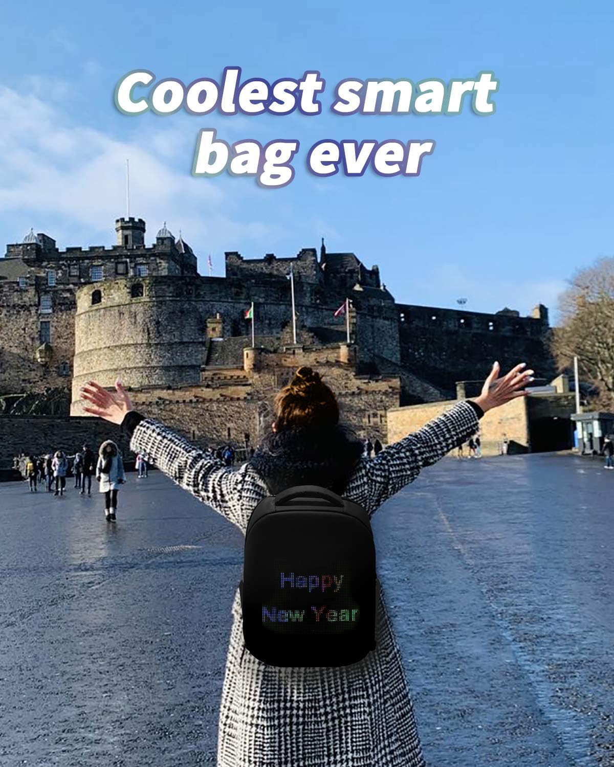 70% Off Discount School Backpacks for Men and Women - WETALK Smart LED Programmable Backpack with Unlimited Design