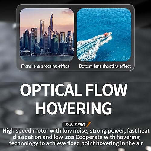 Miniatura 6 de Leadmall S165MAX Dron de cuatro caras para evitar obstáculos cuadricóptero de posicionamiento cámara dual de alta definición ajuste eléctrico avión