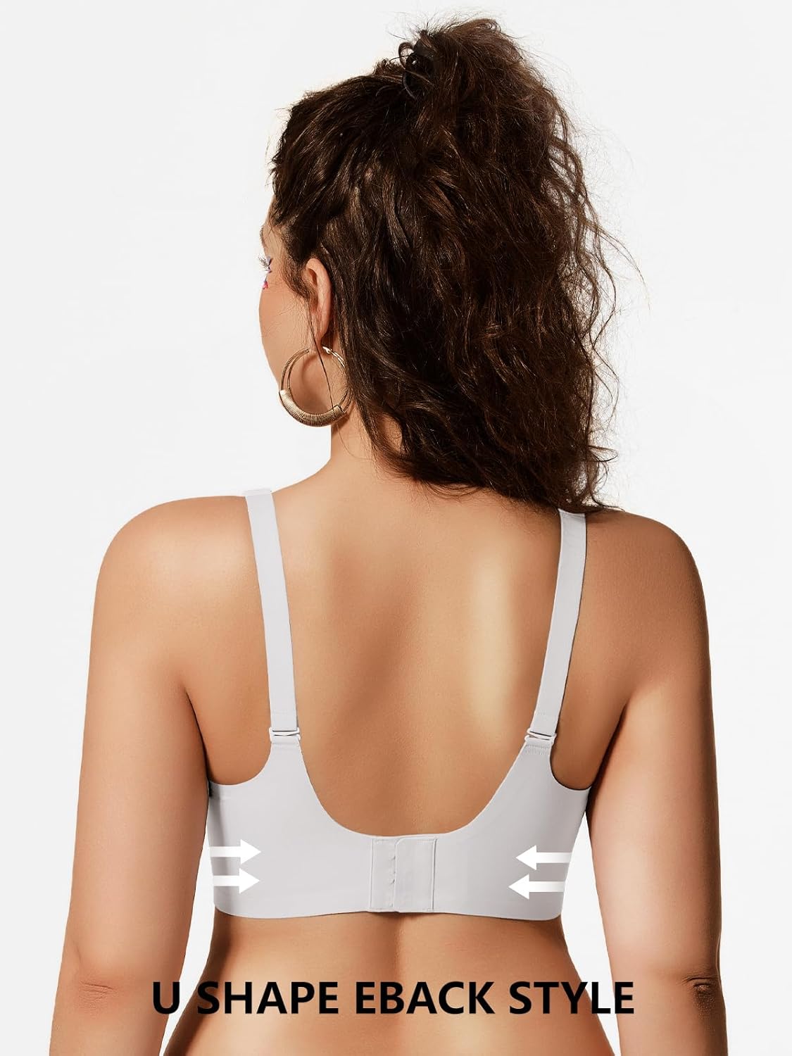 COCOMARTS Jelly Bras for Women No Underwire Scalloped Push Up Wireless Bralettes Seamless Soft Comfort Everyday Tshirt Bra - Image 3