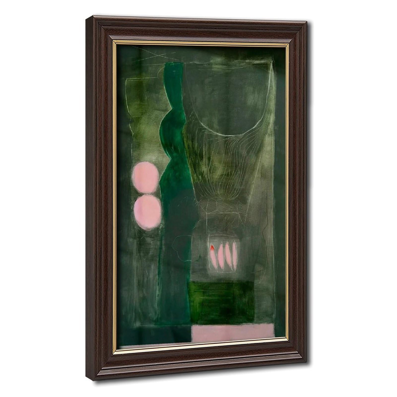 Bareronor Modern Abstract Canvas Poster Bedroom Decor Landscape Office Room Decor Gift 16" L X 24" W
