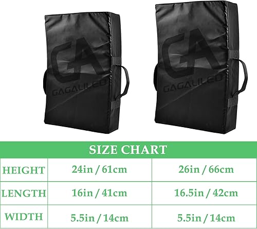 Miniatura 6 de Gagalileo Almohadilla de bloqueo, maximiza tu entrenamiento multideporte bloqueo pad  cuero sintético duradero, núcleo de espuma de alta densidad,