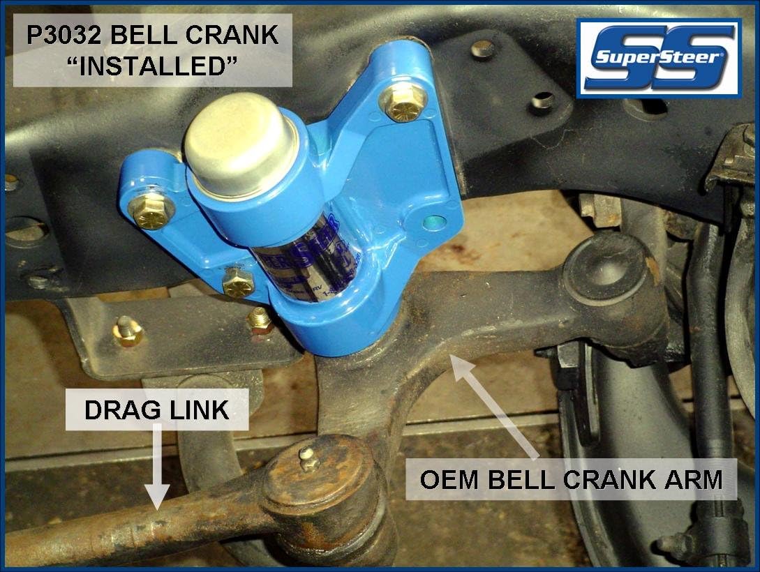 SuperSteer® Bell Crank for Workhorse/Chevy P3032 RV Chassis