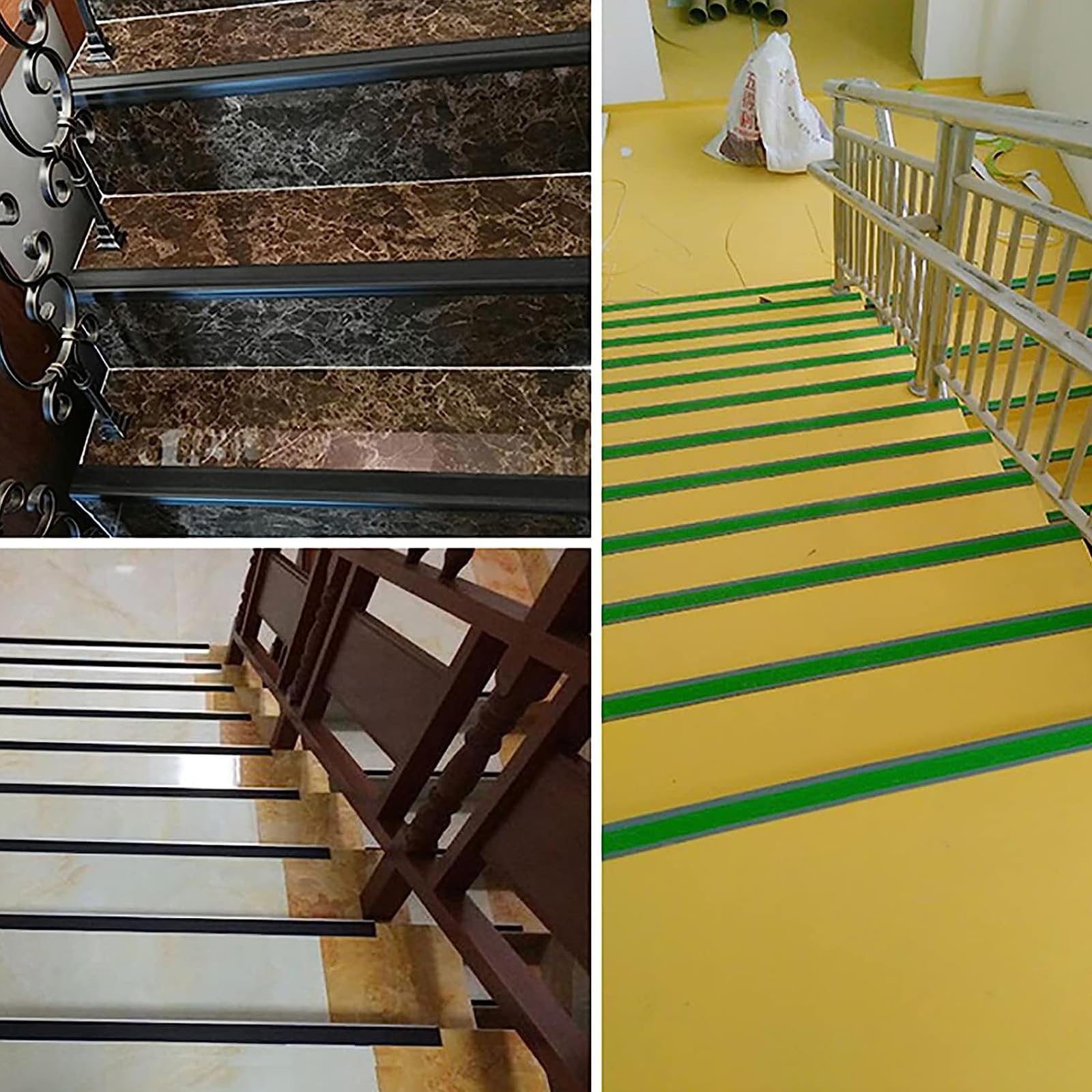 Tira antideslizante para peldaños de escalera, 315 pulgadas, autoadhesiva, segura para jardines de infantes, hospitales, escuelas, solución antideslizante de 4 cm de ancho