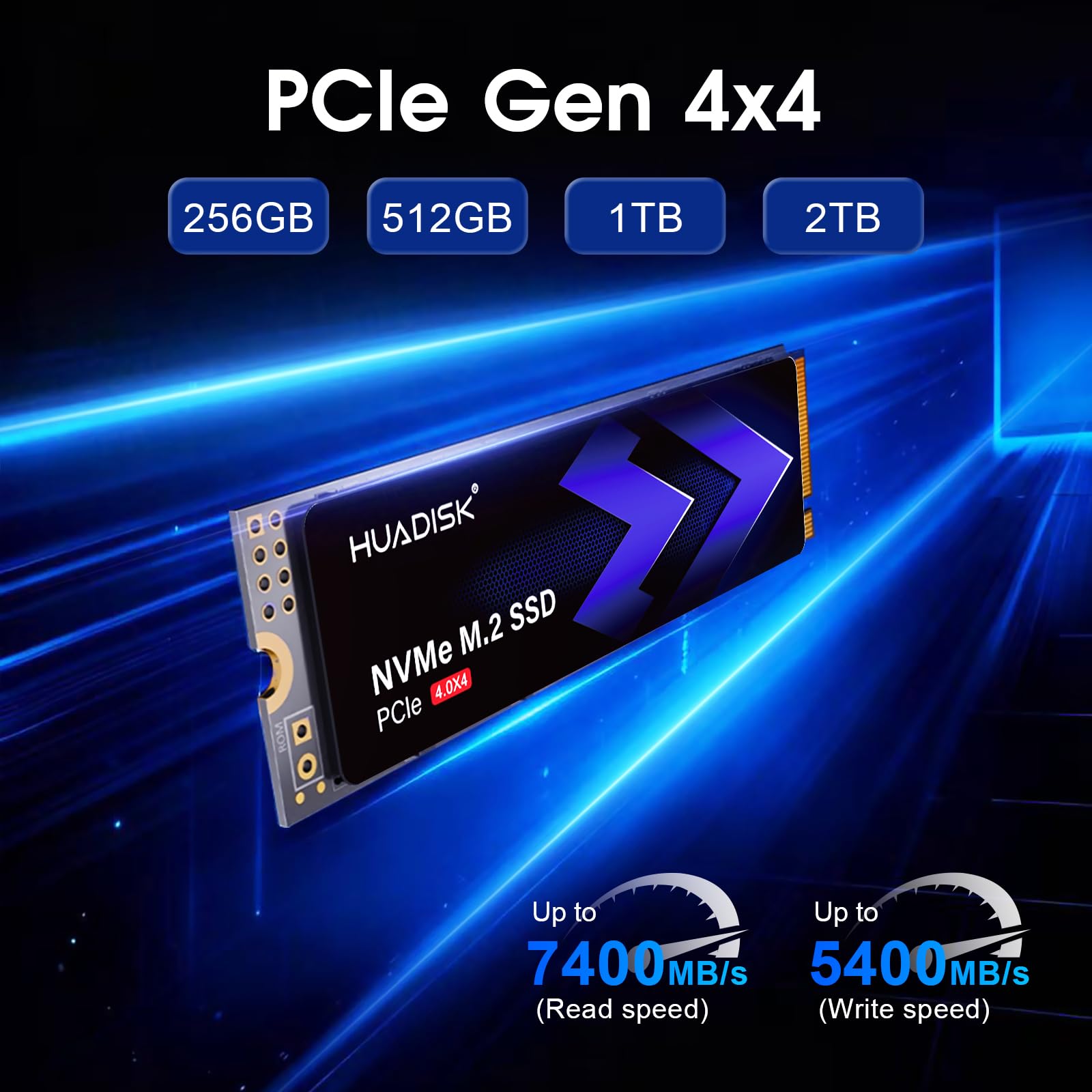 Amazon.com: HUADISK 256GB M.2 NVMe SSD Gen4 PCIe, Up to 3600MB/s