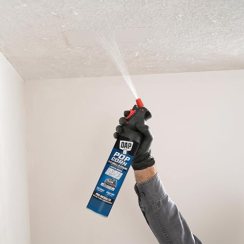 Miniatura 8 de DAP 7079850025 - Aerosol de textura para pared y techo 2 en 1 a base de agua con boquilla Aim Tech, blanco, 20 onzas