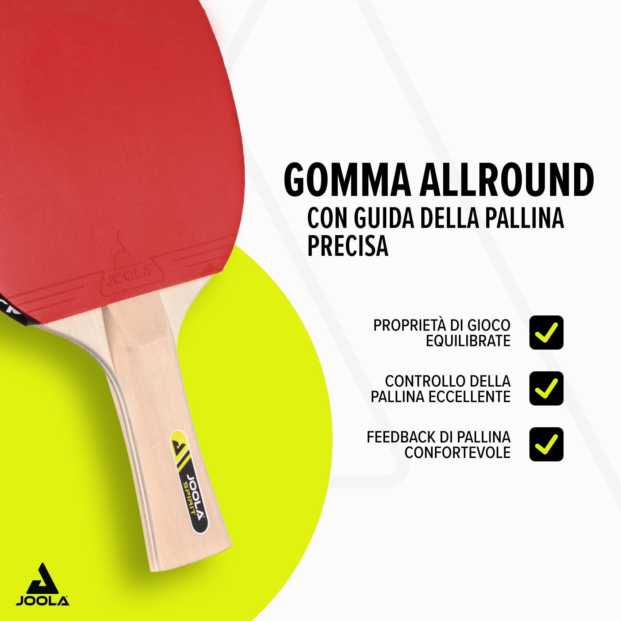 JOOLA Set da Ping Pong Family, Set da Ping Pong con 4 Racchette da Ping Pong, Palline da Ping Pong e Borsa da Trasporto