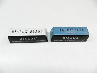 Jewelers Rouge DIALUX POLISHING Compound White & Blue for White Gold and Silver (E 8)