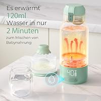Momcozy MW05 Hordozható Cumisüveg Melegítő, 500ml, 24 Használat, 3 Perc Felmelegítés 3