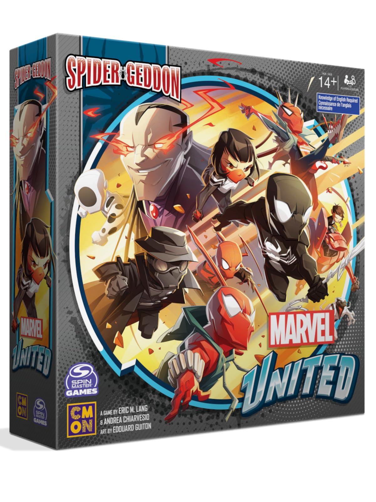 CMON | Marvel United: Spider-Geddon | Miniatures Board Game | Ages 14+ | 1-5 Players | 45+ Minutes Playing Time