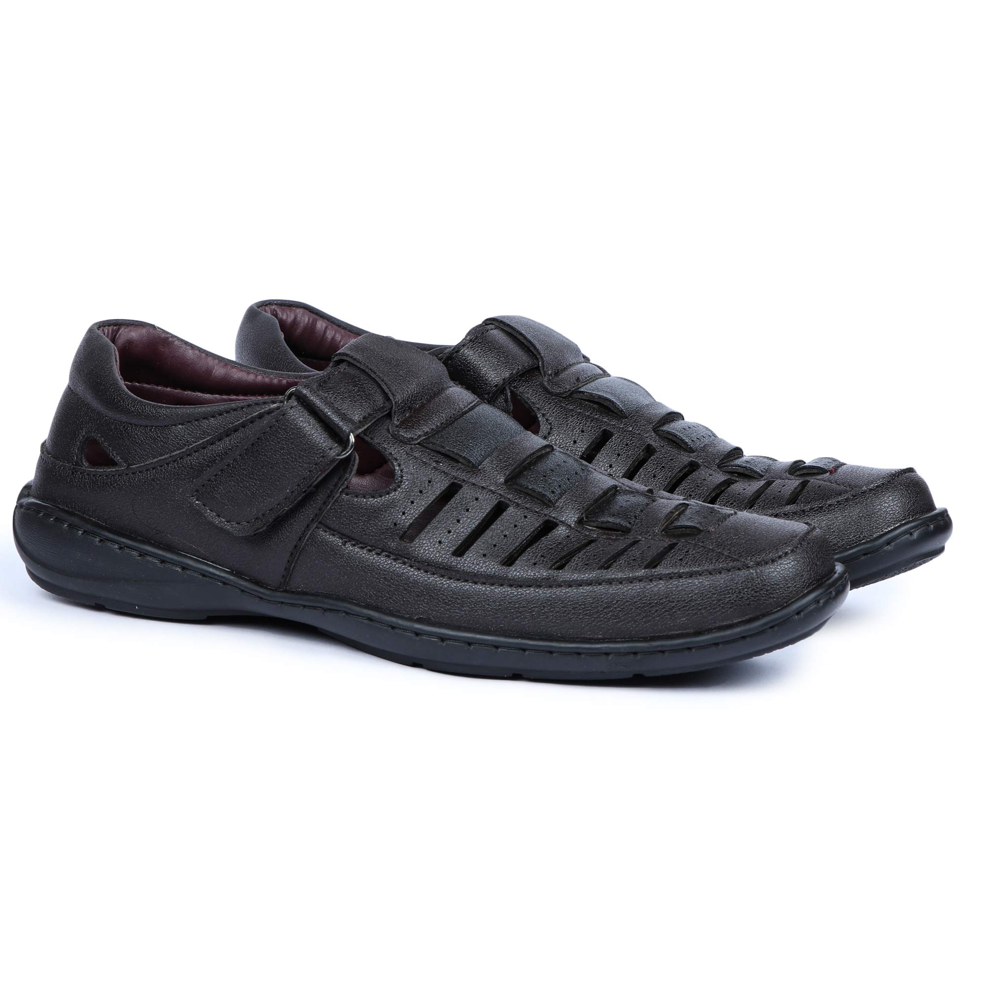 Moozo Men's FOOTWEAR Running,Walking Fashion Sandals(FORMAL-601-BROWN-10)