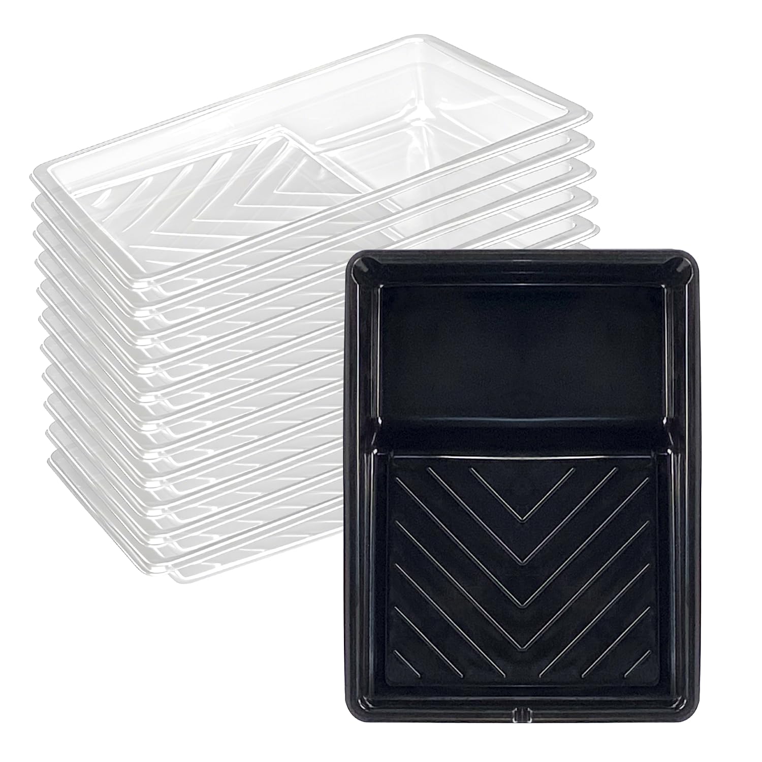 Stain Liners For Paint Trays 13-Pack 4" Paint Tray Liners With Gloves - Disposable Roller Trays For Small Projects Lowes Paint Tray Liners