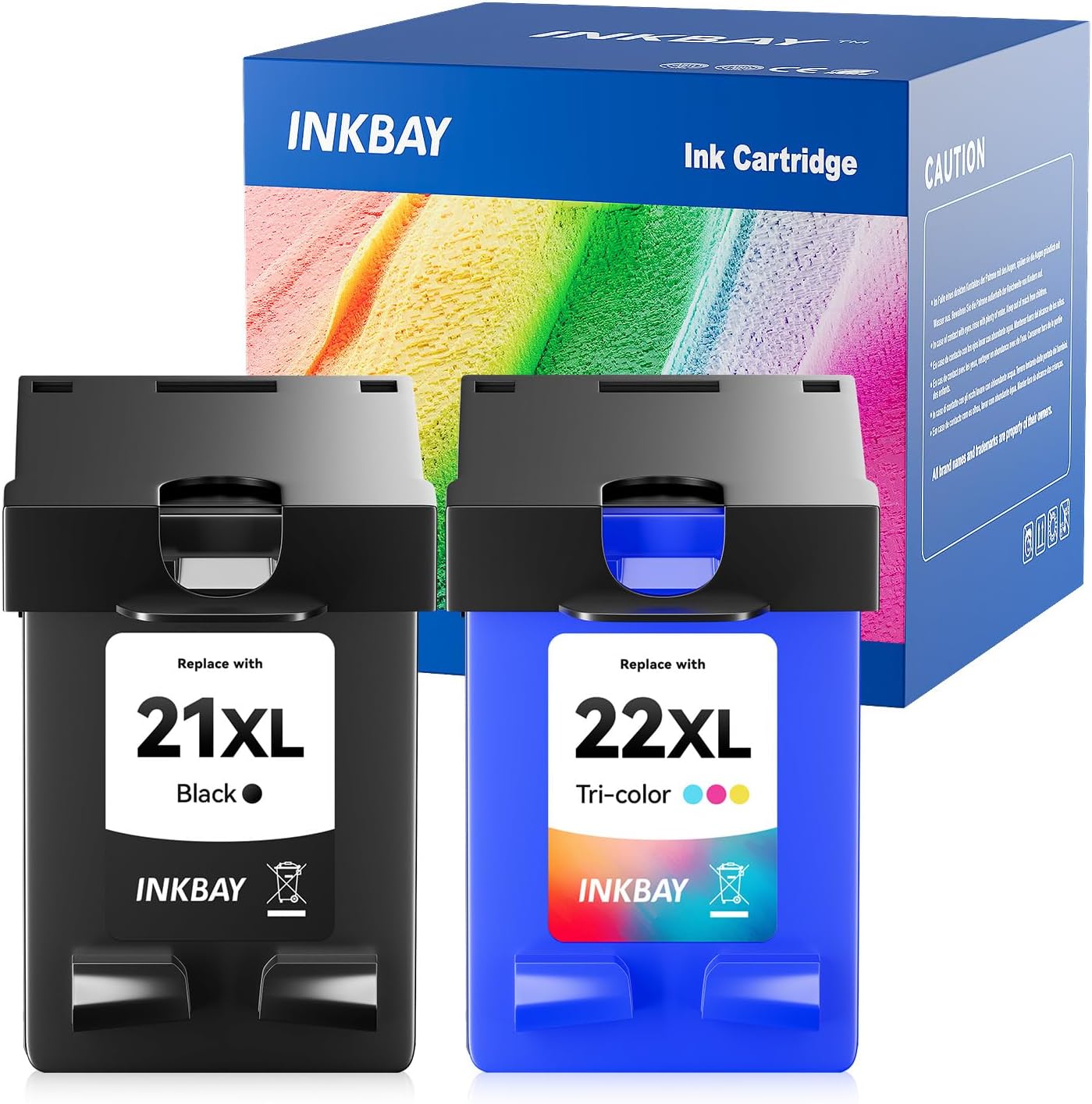 SuperInk Remanufactured Ink Cartridge Compatible for HP 21