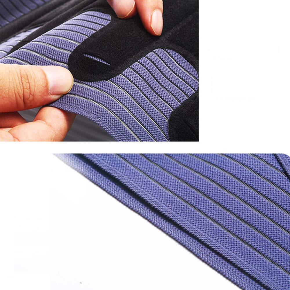 Fascia Lombare Supporto Schiena, Fascia Lombare per Mal di Schiena, Cintura Lombare Doppie Cinghie Regolabili, Fascia Schiena per Uomo e Donna,L