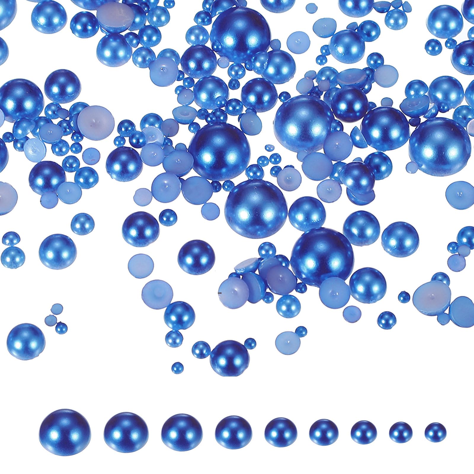 PATIKIL Mix Pearls and Rhinestones, 2-10mm Dark Blue,1000Pcs โ image 1