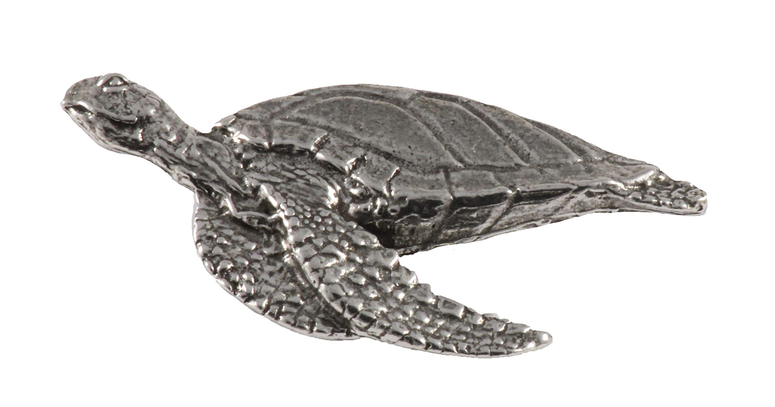 Handcrafted Tortoise, Pond Turtle, and Sea Turtle Brooch and Lapel pins - Pewter, Copper, Gold, Hand Painted, and Premium - Handmade in The United