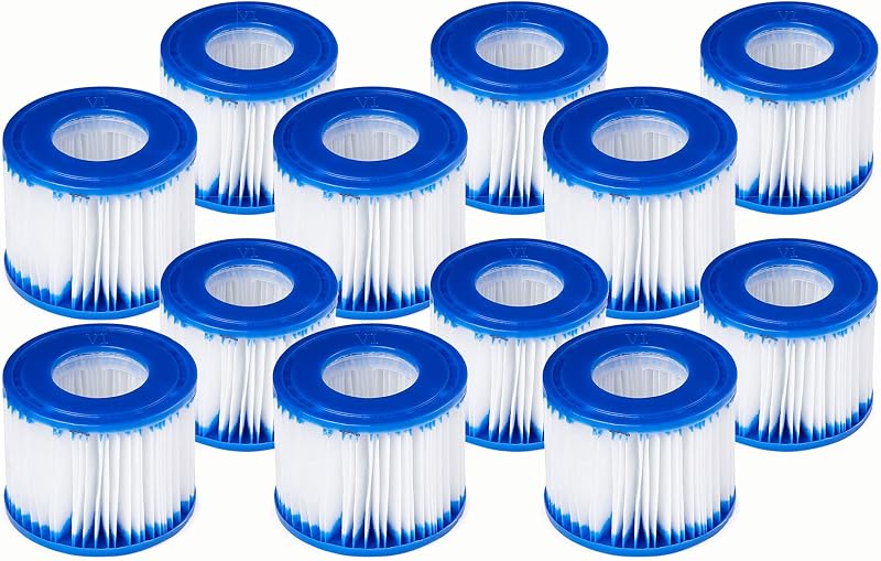 Coleman SaluSpa 90352E Bomba de filtro de pileta tipo VI Cartucho de repuesto (paquete de 12)