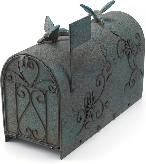 MEIYIHUI Heavy Duty Galvanized Steel Mailbox Post, Rural