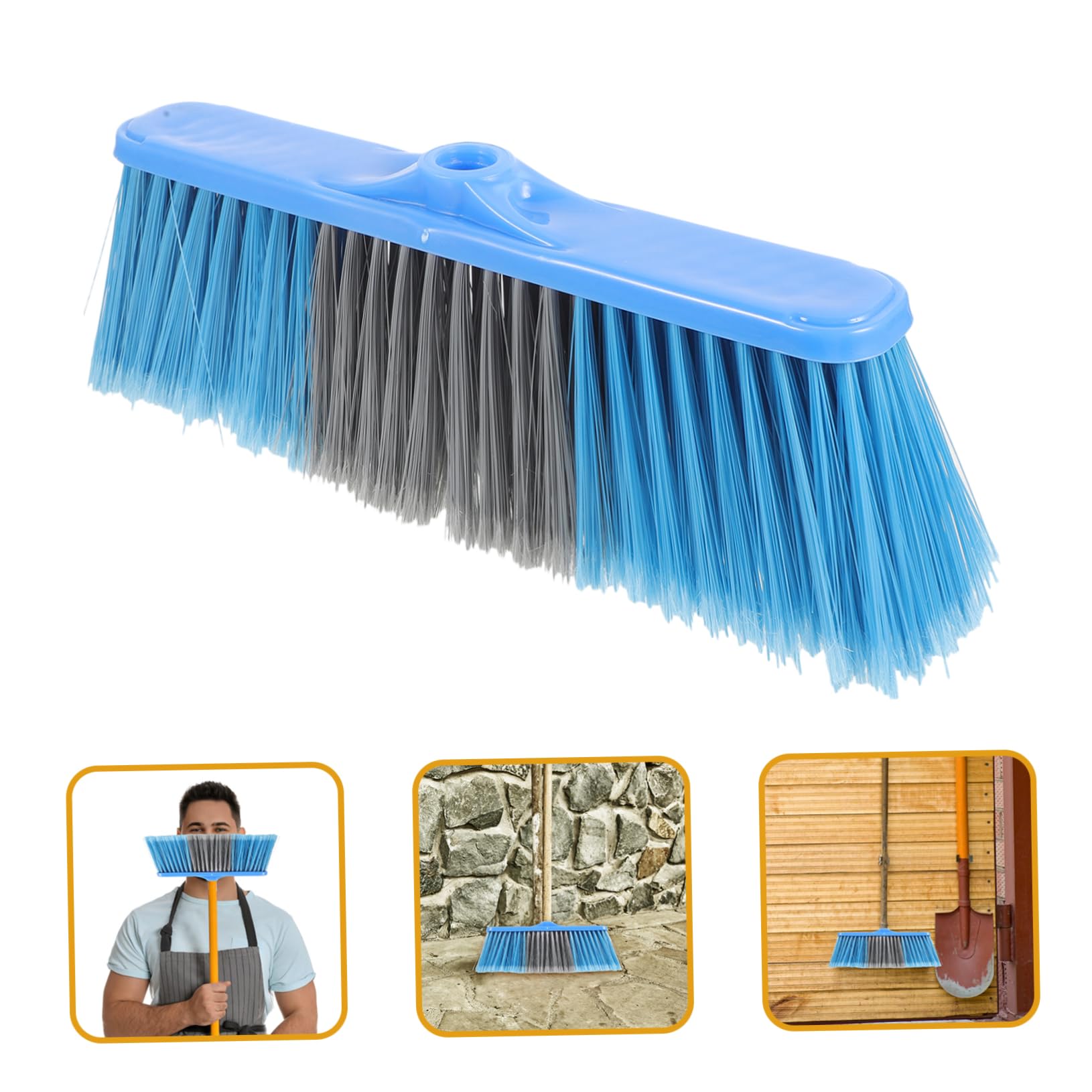 Ipetboom 5piezas Cabezal De para Escoba De Limpieza Interior Accesorio De Barredora Plástico para Superficies De Cocina y Compatible Barredoras