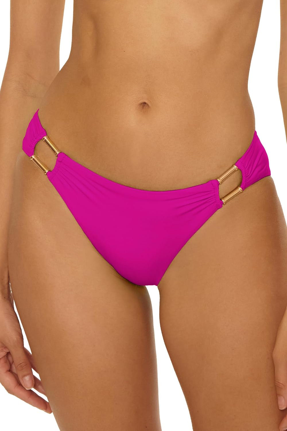 BECCA Women's Color Code Hipster Bikini Bottom, Cheeky Coverage, Swimwear Separates for Women