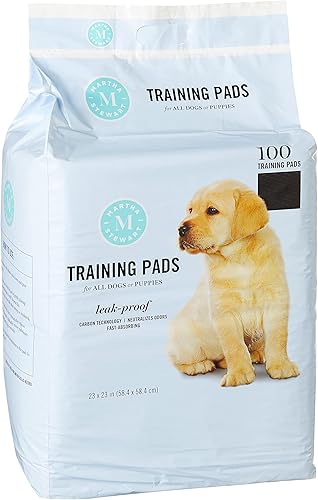 MARTHA STEWART Almohadillas de entrenamiento para mascotas para todos los perros y cachorros  Almohadillas para cachorros de 23 x 23 pulgadas, 400