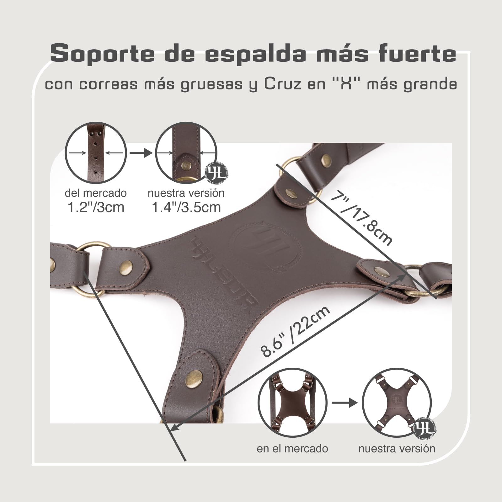 Correa Doble Para CáMara,ArnéS De Cuero Para FotóGrafos,Marrón | Arnés doble de cuero de grano completo para dos cámaras, bandolera doble ajustable con patrón en X para DSLR/SLR